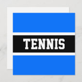 スポーティブライトブルーはっきりしたブラックストライプ文字 (正面/裏面)