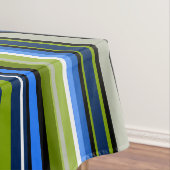 スポーティブルーグリーンストライプテーブルクロス テーブルクロス (インサイチュ)