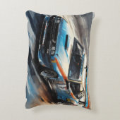 スポーティブルーレーシングカー アクセントクッション (裏面(縦))