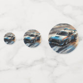 スポーティブルーレーシングカー コンフェッティ (裏面)