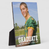 スポーティモダンな卒業写真 フォトプラーク (側面)