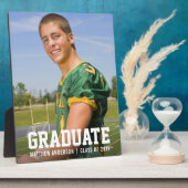 スポーティモダンな卒業写真 フォトプラーク (側面)