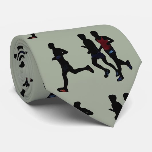 スポーティランニングランナーのジョガーの絆 ネクタイ (ロール)