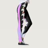 スポーティレインボーギリシャ鍵ラディエ千鳥格子のート レギンス (右)