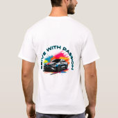 スポーティーな高級車 Tシャツ (裏面)