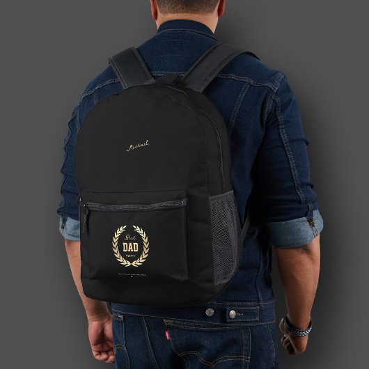 スポーティ最高のなパパ父の日から孫娘 プリントバックパック