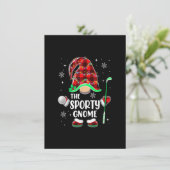 スポーティ格言ゴルフバッファロープレイドクリスマスライトF 招待状 (スタンド正面)