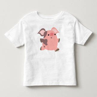 『スポーティ・アニメの豚の子どもたちTシャツ』 トドラーTシャツ