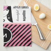 スポーティ&ガーリースカッコいいポーツ/ジムタオル キッチンタオル (四つ折り)