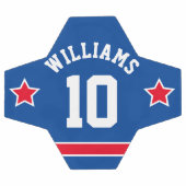 スポーティ・スターズ・ナストライプンバーズ・赤白青 サッカーボール (フラット)