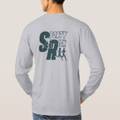 スポーティ&リッチ |メンズ長袖 Tシャツ (裏面)