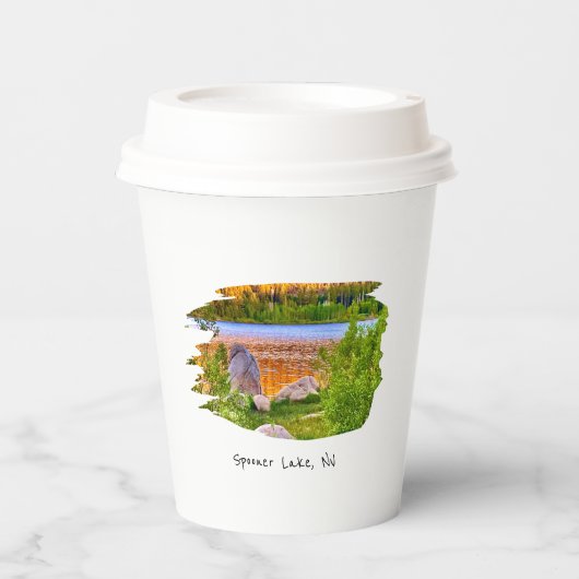 スポーナー湖 紙コップ (正面)