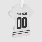 スポーパーソナライズされたツジャージースタイルオーナメント オーナメント (正面)