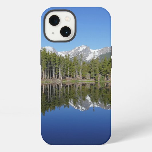 スポーレイクの反射 iPhoneケース (裏面)
