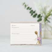 スポ素朴ーンズキッチンレシピカード ポストカード (スタンド正面)