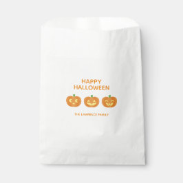 スマイリングジャックオーランタン ハロウィンお菓子袋 フェイバーバッグ