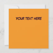 スマイリングパンプキン 招待状 (裏面)