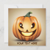 スマイリングパンプキン 招待状 (正面)