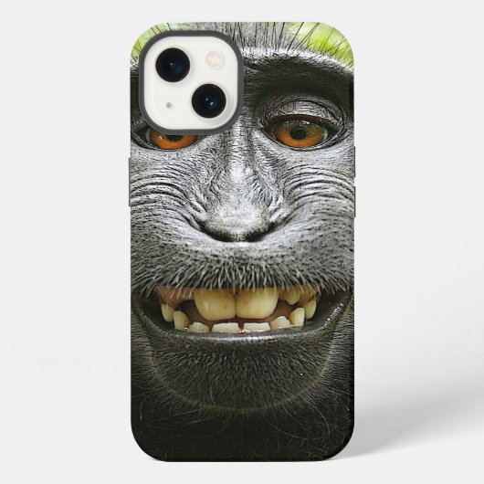スマイリングマカク iPhoneケース (裏面)