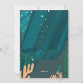 スマイリングマーメイド招待状 招待状 (裏面)