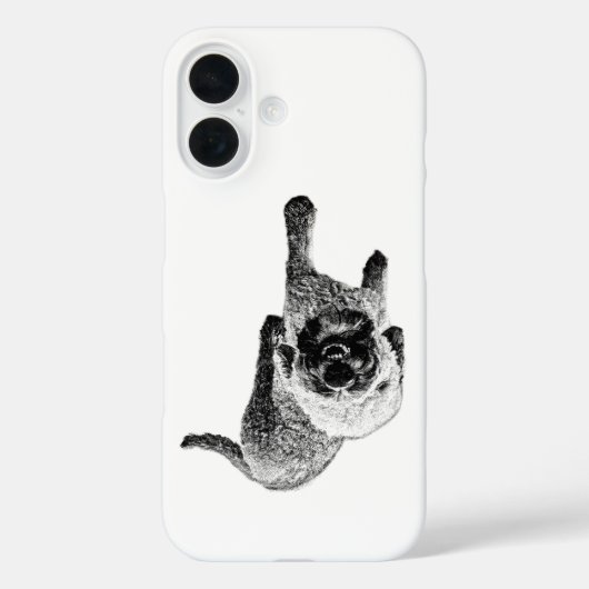 スマイリングラゴットカバー – もこもこ犬の歩き Case-Mate iPhoneケース (裏面)