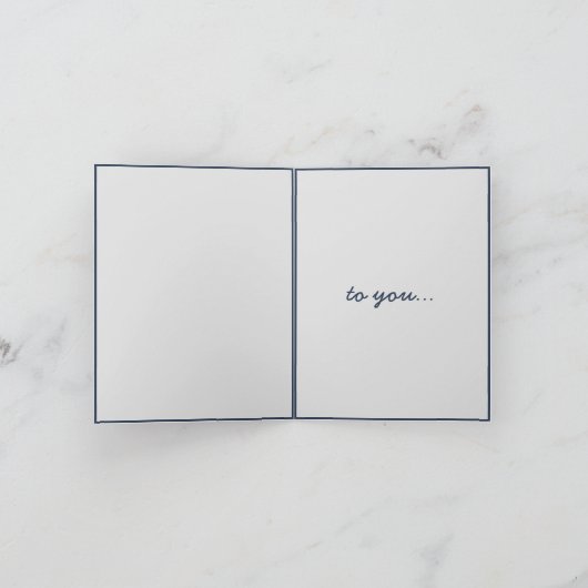 スマイリング・グレート・ピレニーズの犬の誕生日 カード (内部)