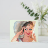 スマイリング・ピンアップ ポストカード (スタンド正面)