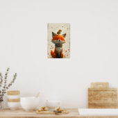 スマイリング フォックス プリント (キッチン)