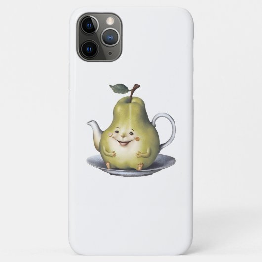 スマイリング・ペア・ティーポット Case-Mate iPhoneケース (裏面)