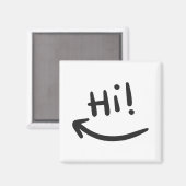 スマイリングTシャツ マグネット (正面/裏面)