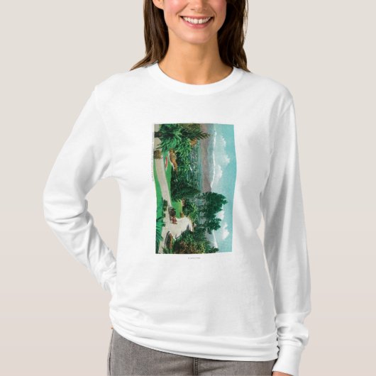 スマイリーからのRedlands谷そして果樹園 Tシャツ (正面)