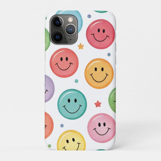 スマイリーエモジ柄 Case-Mate iPhoneケース (裏)