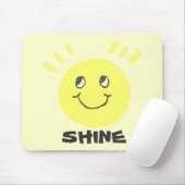 スマイリーフェイスの輝やき マウスパッド (マウス)