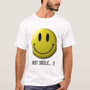スマイリーフェイス、ちょうどスマイル…:) Tシャツ