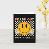 スマイリーフェイス ピースアウト ４年生 2023年度卒業生 カード (黄色い花)