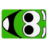 スマイリーフェイス マグネット (横)