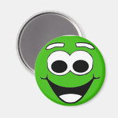 スマイリーフェイス マグネット (正面/裏面)