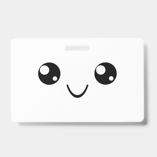 スマイリーフェース バッジ (正面)