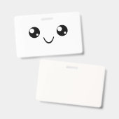 スマイリーフェース バッジ (正面＆裏面)