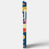 スマイリーブルーかわいいおもしろいキッズインスピレーションiPhoneケース Case-Mate iPhoneケース (裏面 / 左)