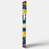 スマイリーブルーかわいいおもしろいキッズインスピレーションiPhoneケース Case-Mate iPhoneケース (裏面 / 右)