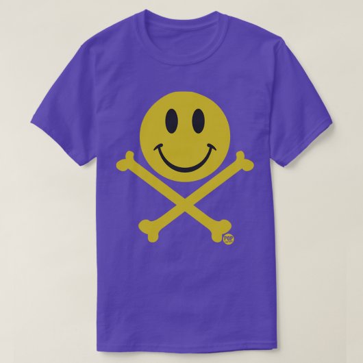 スマイリー十字骨 Tシャツ (デザイン正面)