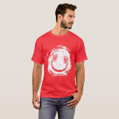 スマイリー音楽ヘッドホン女子 Tシャツ (正面フル)