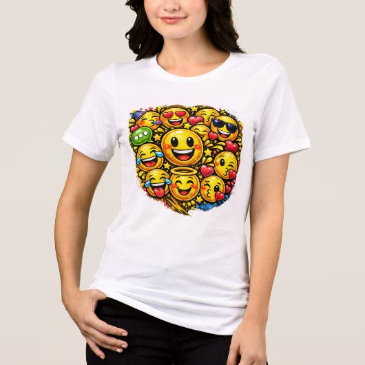スマイリーTシャツ トライブレンドTシャツ (正面)