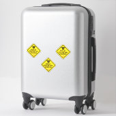 スマイルあなたはカメラのサイン、ビデオ監視S シール (スーツケース)