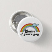 スマイルあなたはゲイ 缶バッジ (正面&裏面)
