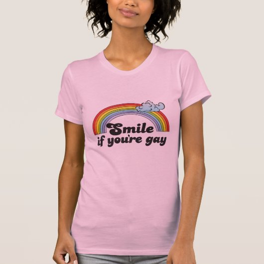 スマイルあなたはゲイ Tシャツ (正面)