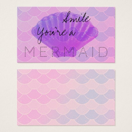 スマイルあなたは人魚はかりで測 (正面&裏面)