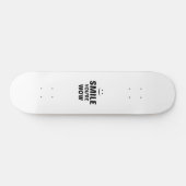 スマイルあなたはWOW スケートボード (横)