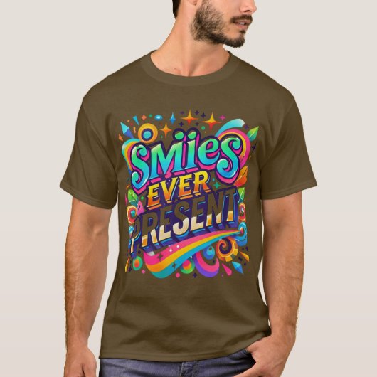 スマイルあり Tシャツ (正面)